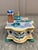 Early 20th Century Italian Provincial Deruta Hand Painted Allegorical Faience Inkwell For Sale - Image 10 of 12