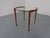 Modern Giotto Glass and Cherry Wood Side Table by Tarcisio Colzoni for Porada, Italy, 1990s For Sale - Image 3 of 13