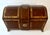 Mid 20th Century Hand Crafted Leather and Gold Tooled Hinged Box with Brass Lion Paw Feet For Sale In Los Angeles - Image 6 of 7