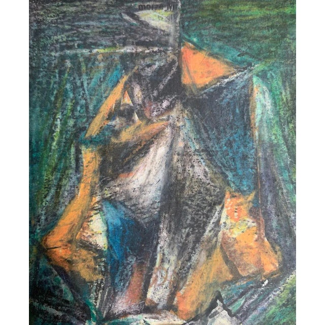 Contemporary Eugeniusz Tukan-Wolski, Łódz IV, Mixed Media on Paper For Sale - Image 3 of 5