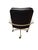 Vintage Milo Baughman Style Directors Chairs Swivel Castors Postmodern Vintage For Sale - Image 4 of 16