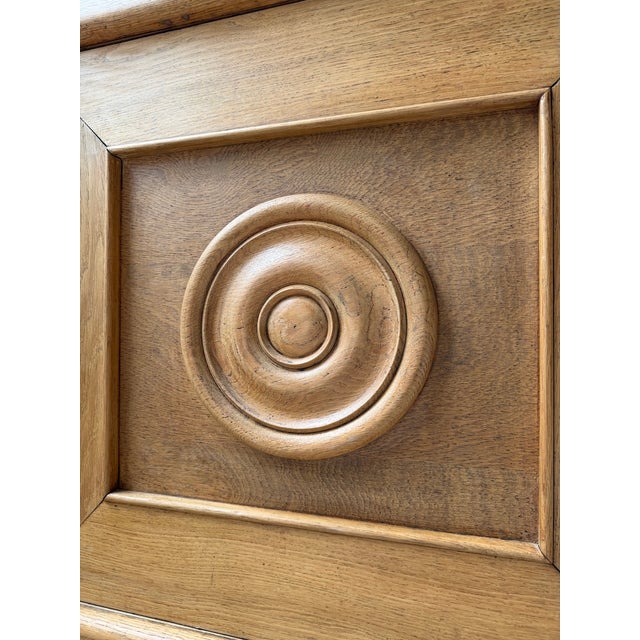 Art Deco Oak Sideboard by Dudouyt, 1940s For Sale - Image 16 of 18