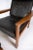 Komfort Set of Easy Chair with Stool in Teak Upholstered with Black Leather by Arne Vodder for Komfort For Sale - Image 4 of 10