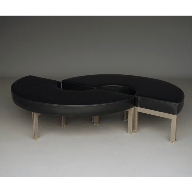 1960s Mid-Century Round Modernist Benches, 1960s, Set of 2 For Sale - Image 5 of 15