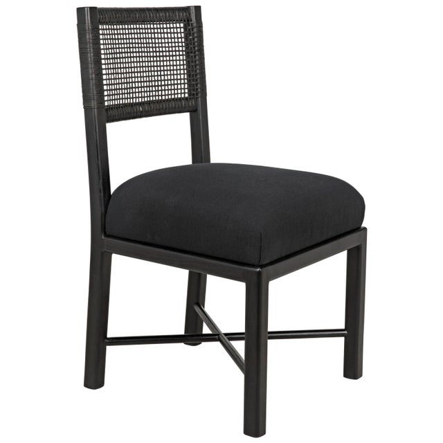 NOIR Lobos Chair, Charcoal Black For Sale In Los Angeles - Image 6 of 10