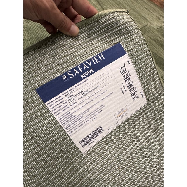 8 Ft X 10 Ft Safavieh Revive Collection Solid Area Rug For Sale In San Francisco - Image 6 of 12
