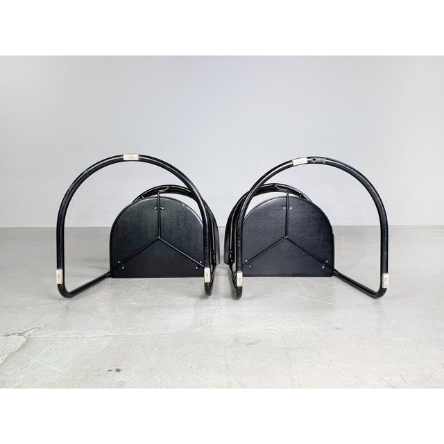 Set of Vintage Canasta Cantilever Chairs from Arrben, Italy, 1970s For Sale - Image 4 of 13