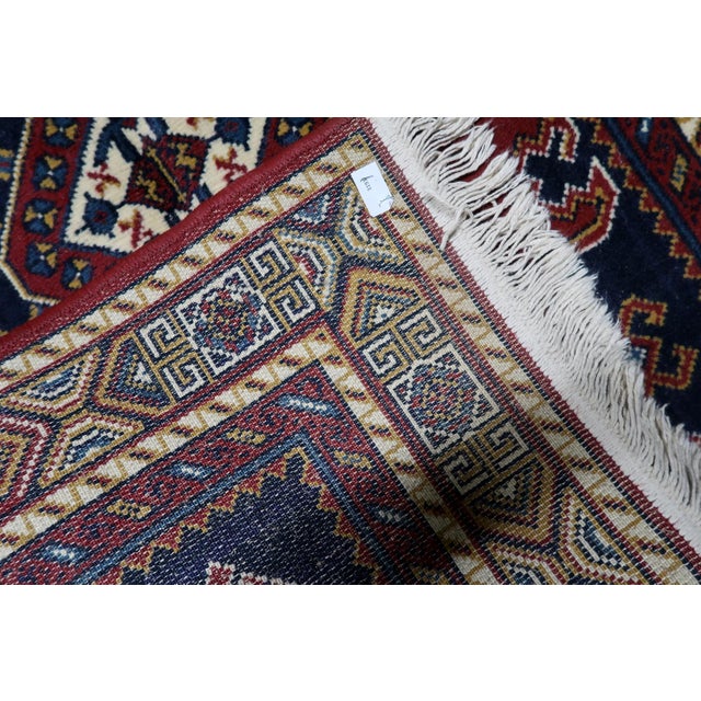 1950s, Vintage European Persian-Style Shiraz Rug 3 X 4 For Sale - Image 4 of 12