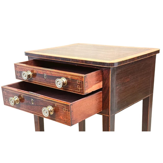 Regency Rosewood Rectangular Lamp Table, 1815 For Sale - Image 9 of 10