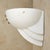 Glass Pair of French Art Deco Plaster + Amber Glass Sconces, 1930s For Sale - Image 7 of 11
