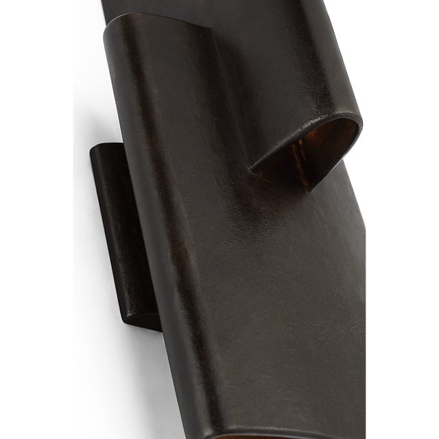 Lotura 16" Intersecting Sconce in Museum Black Designer: Kelly Wearstler Finish: Museum Black Height: 16" Width: 6"...