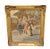 Antique Italian Nobleman Tapestry in Gilt Frame, 1880s For Sale