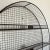 Late 20th Century Vintage Large, Oval Wall-Mounted Wire Shelf For Sale - Image 5 of 11