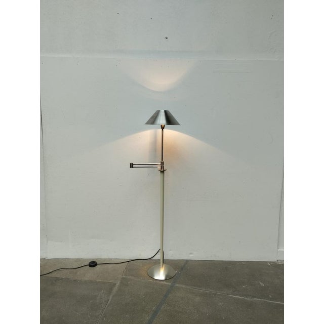 Postmodern Floor Lamp with Swivel Arm, 1980s For Sale - Image 13 of 18