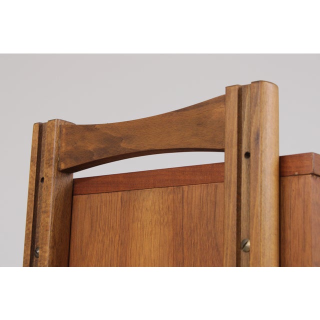 Mid Century Modern Walnut Bookcase Etagere Unit For Sale - Image 10 of 15