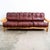 Danish Modern 3 seater sofa in Oxblood red leather. Ultra comfortable and ready for your home or space. The design allows...