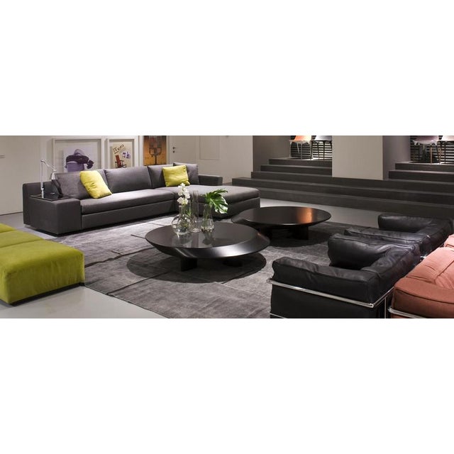 Accordo Low Table in Brown Lacquered Wood by Charlotte Perriand for Cassina For Sale - Image 9 of 10