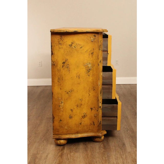 Early 21st Century Guild Master Large Distressed Painted Three-Drawer 'Duchess Chest' For Sale - Image 4 of 12