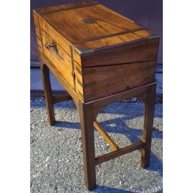 19th Century George III Rosewood Lap Desk on Stand, Circa 1810s For Sale - Image 10 of 16