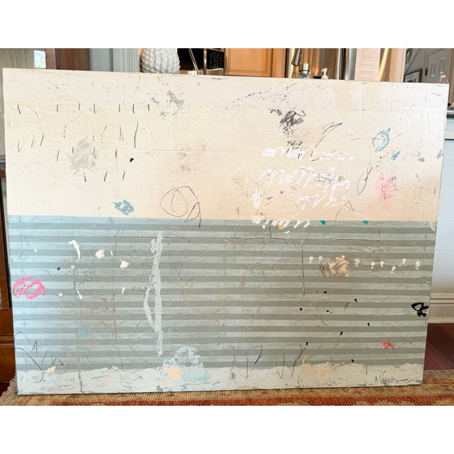 Abstract Adele Sypestyn Original Mixed Media Art For Sale - Image 3 of 5