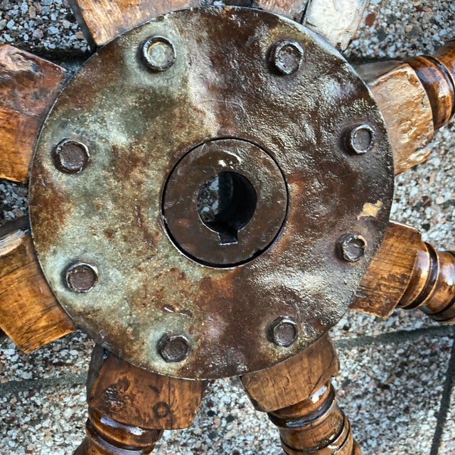 Early 20th Century Ships Wheel For Sale - Image 12 of 13
