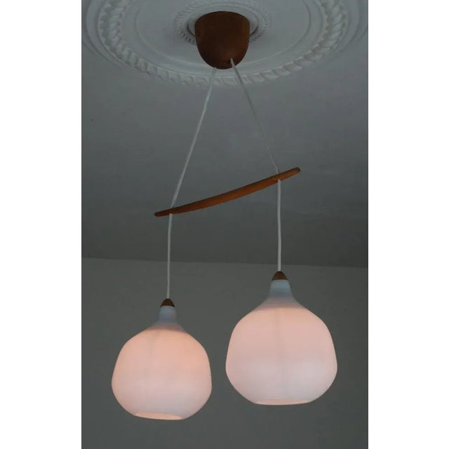 Model 509 Pendant by Uno & Östen Kristiansson for Luxus, Vittsjö, Sweden., 1960s For Sale - Image 6 of 10