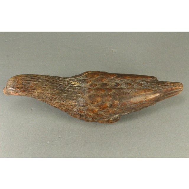 Antique Transylvania Carved Figure of a Bird - Pigeon For Sale In Houston - Image 6 of 18