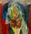 Red Norman Carton, American Abstract Expressionist Flowers Oil Painting Norman Carton Wpa Artist For Sale - Image 8 of 14