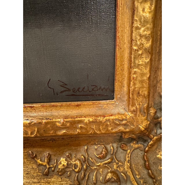 Stunning original still life oil painting by the Italian artist G. Becciani, born 1916 in Tuscany. Created in 1968....