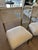 Ballard Designs Coastal Cream Chair Set of Two (Dining/Extra Seating) For Sale - Image 4 of 7