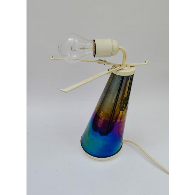 Vintage Murano Glass Table Lamp by Gambaro and Tagliapietra, 1980s For Sale - Image 13 of 15