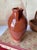 Signed Gary Nieter Terracotta Pottery Vase Rustic Farmhouse French Country Artisan Jug For Sale - Image 4 of 9