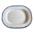 Antique Staffordshire Pearlware Blue Feather Edge Platter, Circa 1820’s For Sale