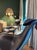 Designed by Antonio Citterio for B&B Italia, this is a matched pair of "Mart" lounge chairs upholstered in black leather...