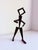 Iron Abstract Brutalist Walking Man Sculpture For Sale - Image 4 of 6