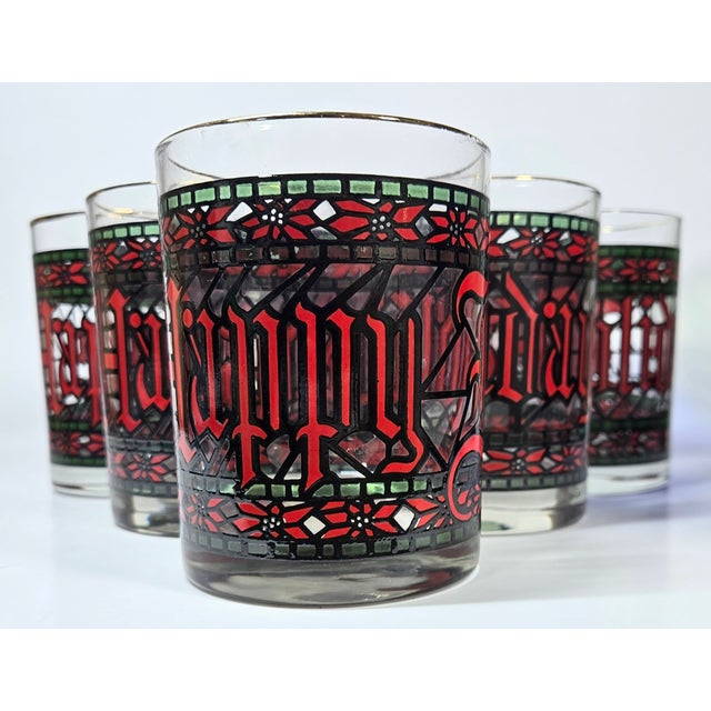 These gorgeous Houze glasses are in near mint condition. Some gold loss is possible, but I haven't found any. I love the...