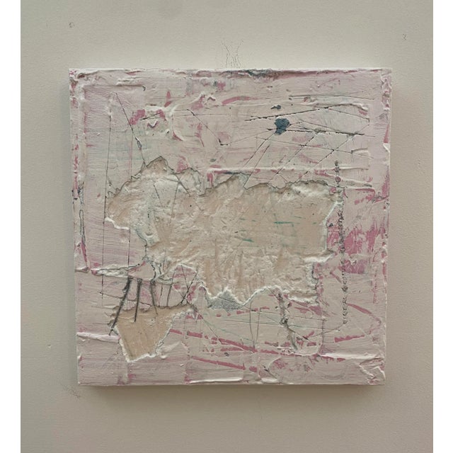 Sarah Trundle Sarah Trundle, Contemporary Abstract Mixed Media Painting, "Cloud Nine" For Sale - Image 4 of 6