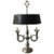 1970s Pewter Trumpet Lamp With Adjustable Tole Shade For Sale - Image 9 of 9