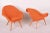 Mid-Century Modern Mid-Century Orange Beech Armchairs attributed to Miroslav Navratil, 1950s, Set of 2 For Sale - Image 3 of 7