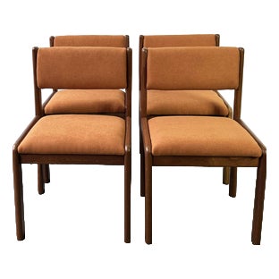 Mid-Century Modern Reupholstered Dining Chairs by G Plan, 1960s, Set of 4 For Sale