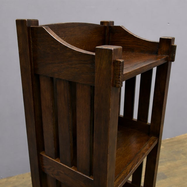 Mission / Arts and Crafts Style Open Bookcase - Model 5284 For Sale - Image 15 of 15