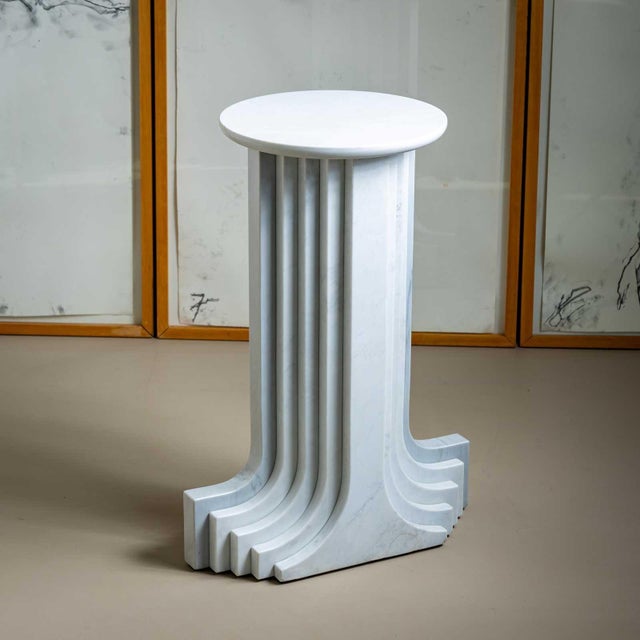 Marble Column by Carlo Scarpa for Simon, Italy 1970 For Sale In New York - Image 6 of 6
