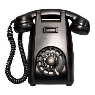 Vintage Ericsson Bakelite Rotary Wall Telephone For Sale