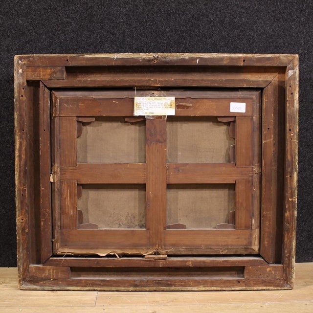 Flemish Artist, Bucolic Landscape, 1760, Oil on Canvas, Framed For Sale - Image 8 of 16