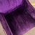 Purple Single Deep Scallop Back Armchair, 1920s For Sale - Image 8 of 11