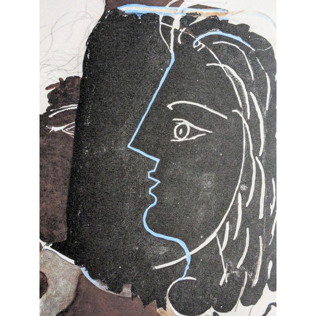 Modern Georges Braque, Profile of a Woman, Limited Edition Phototype, 1962 For Sale - Image 3 of 6