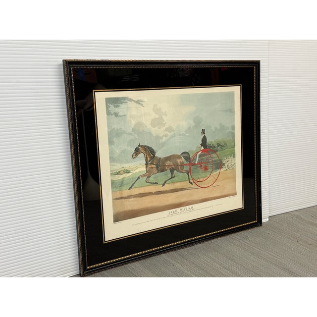 Design Plus Gallery presents an English Aquatint of Lord William by William J. Shayer. This harness horse racing print,...