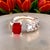 Natural Ruby Sapphire Ring Size 6.5 14k Y Gold 3.11 TCW Certified For Sale - Image 9 of 10