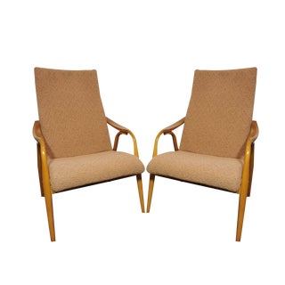 Set of Lounge Chairs by Antonin Suman for Ton For Sale