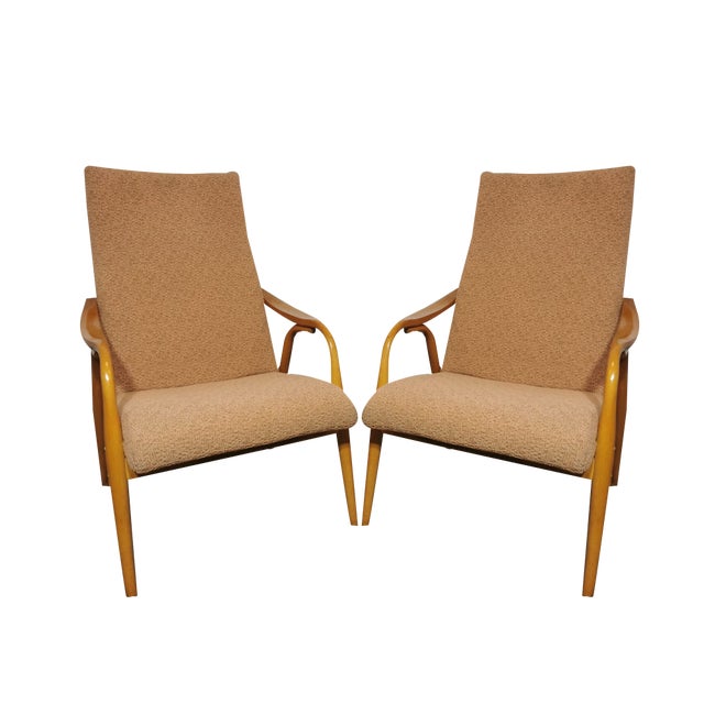 Set of Lounge Chairs by Antonin Suman for Ton For Sale